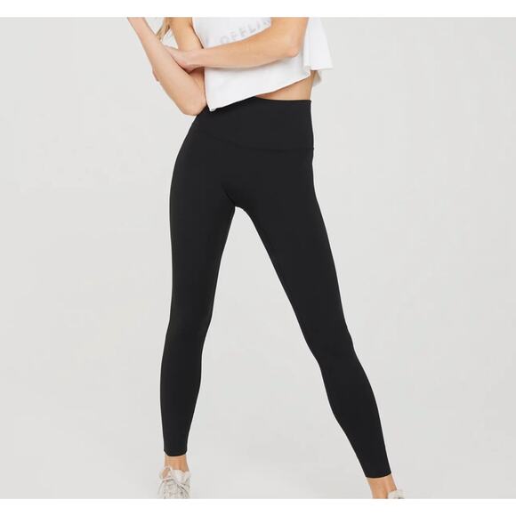 Aerie Pants - OFFLINE BY AERIE Goals Black 7/8 Hi-Rise Ankle Leggings